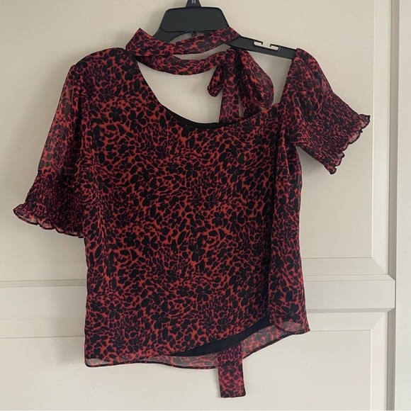 Walter Baker City Lights One Shoulder Willow Top 30751 - Picture 3 of 6